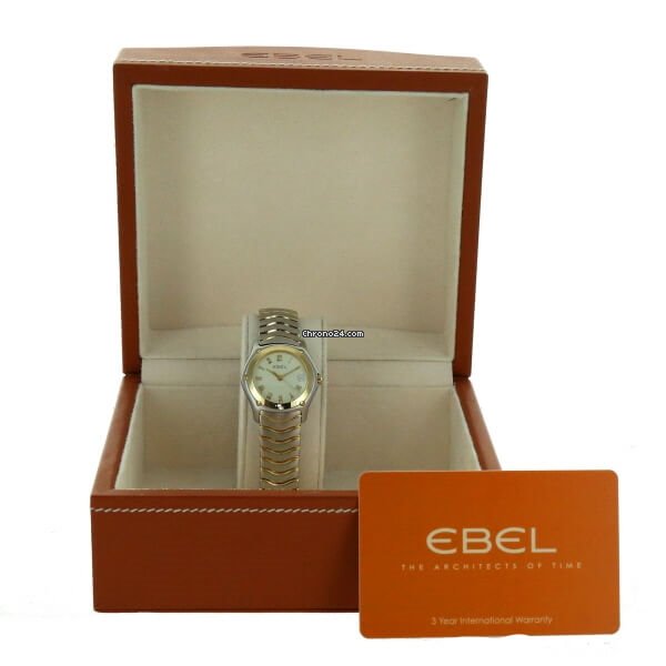 IMG_9081 Ebel Classic Womens watch Quartz Gold Steel 1087F21 Replica 4