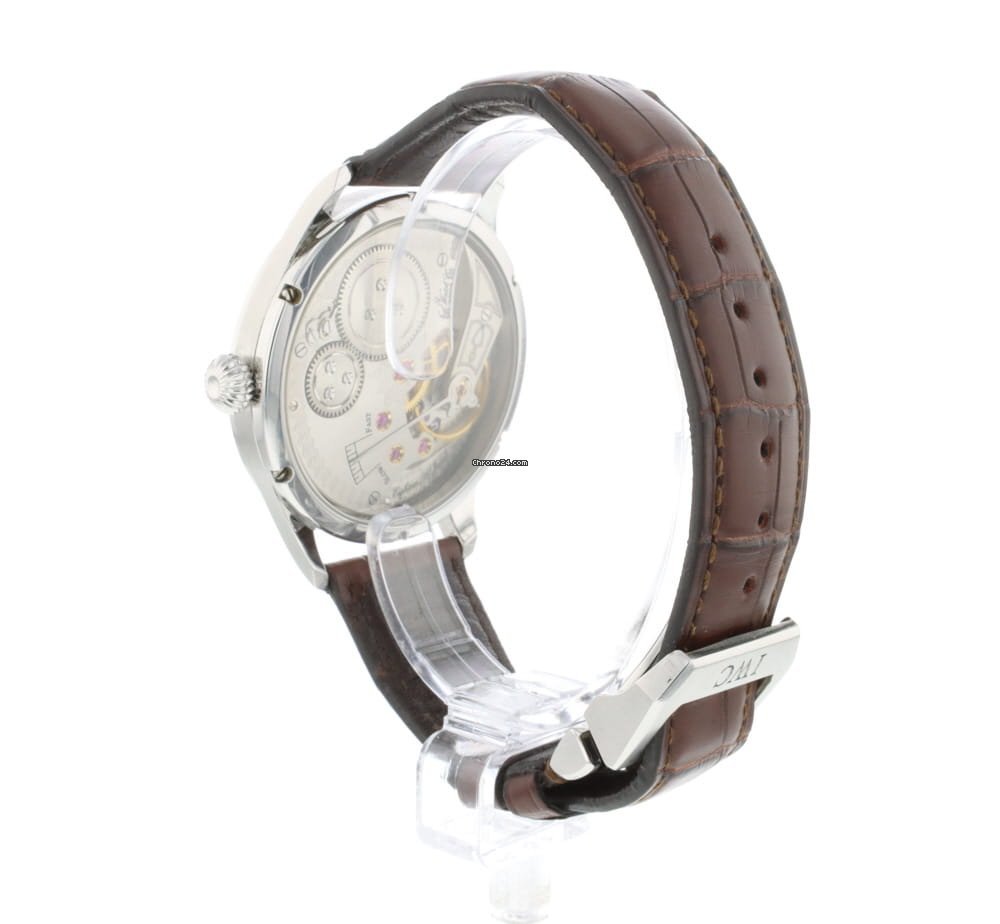 IWC Portuguese Hand-Wound Mens watch Unisex Manual winding Steel IW544203 Replica 4