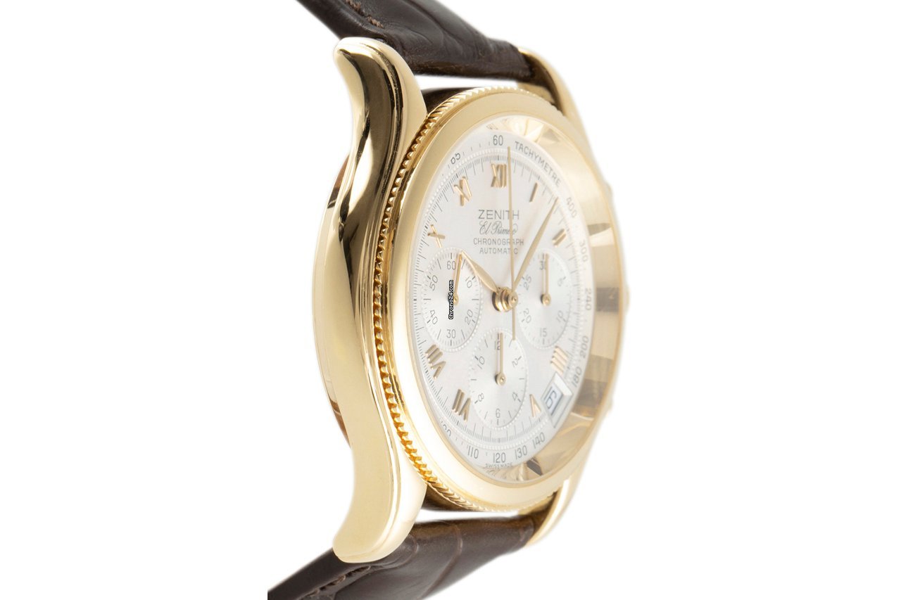 IMG_9081 Zenith El Primero Chronograph Mens watch Unisex Automatic Yellow gold 06-0210-400 Replica 4