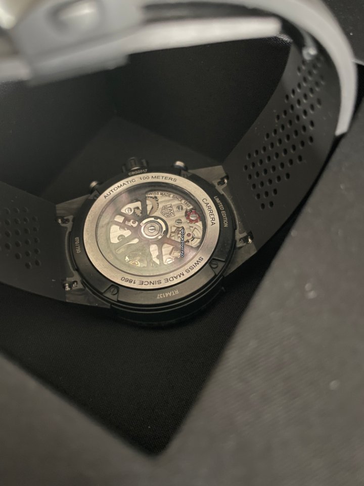 TAG Heuer Carrera Mens watch Unisex Automatic Carbon CBG2017.FT6143 Replica 4
