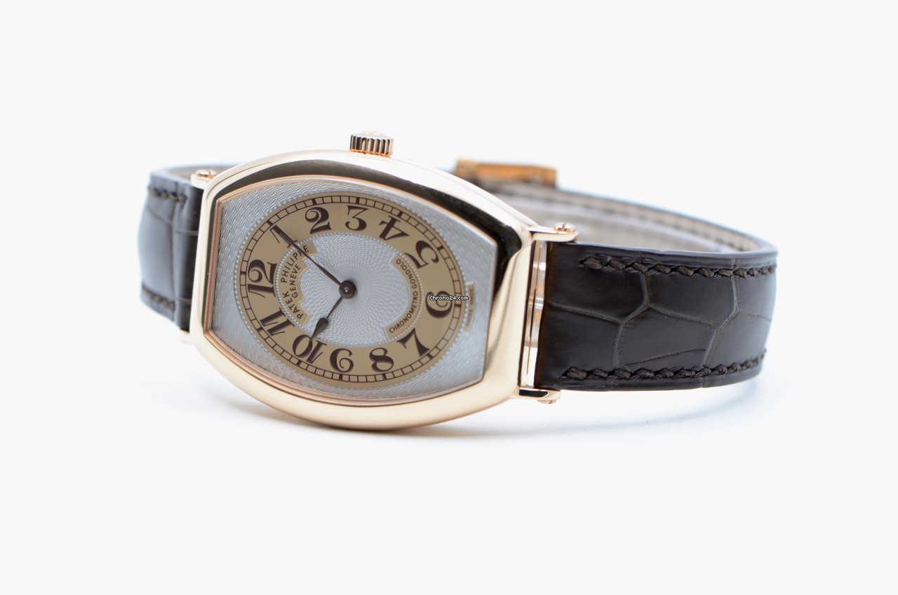 IMG_9081 Patek Philippe Gondolo Mens watch Unisex Manual winding Rose gold 5098R-001 Replica 4