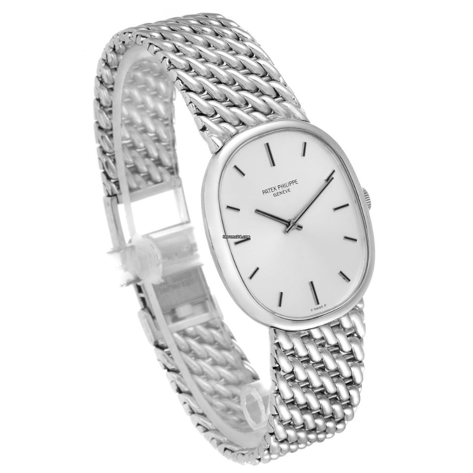 IMG_9081 Patek Philippe Golden Ellipse Mens watch Unisex Manual winding Yellow gold 3848 Replica 4