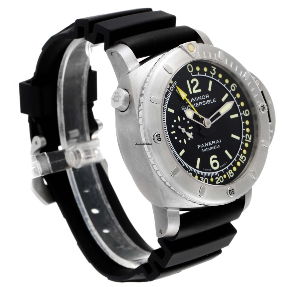Panerai Luminor Submersible 1950 Depth Gauge Mens watch Unisex Automatic Titanium PAM00193 Replica 4
