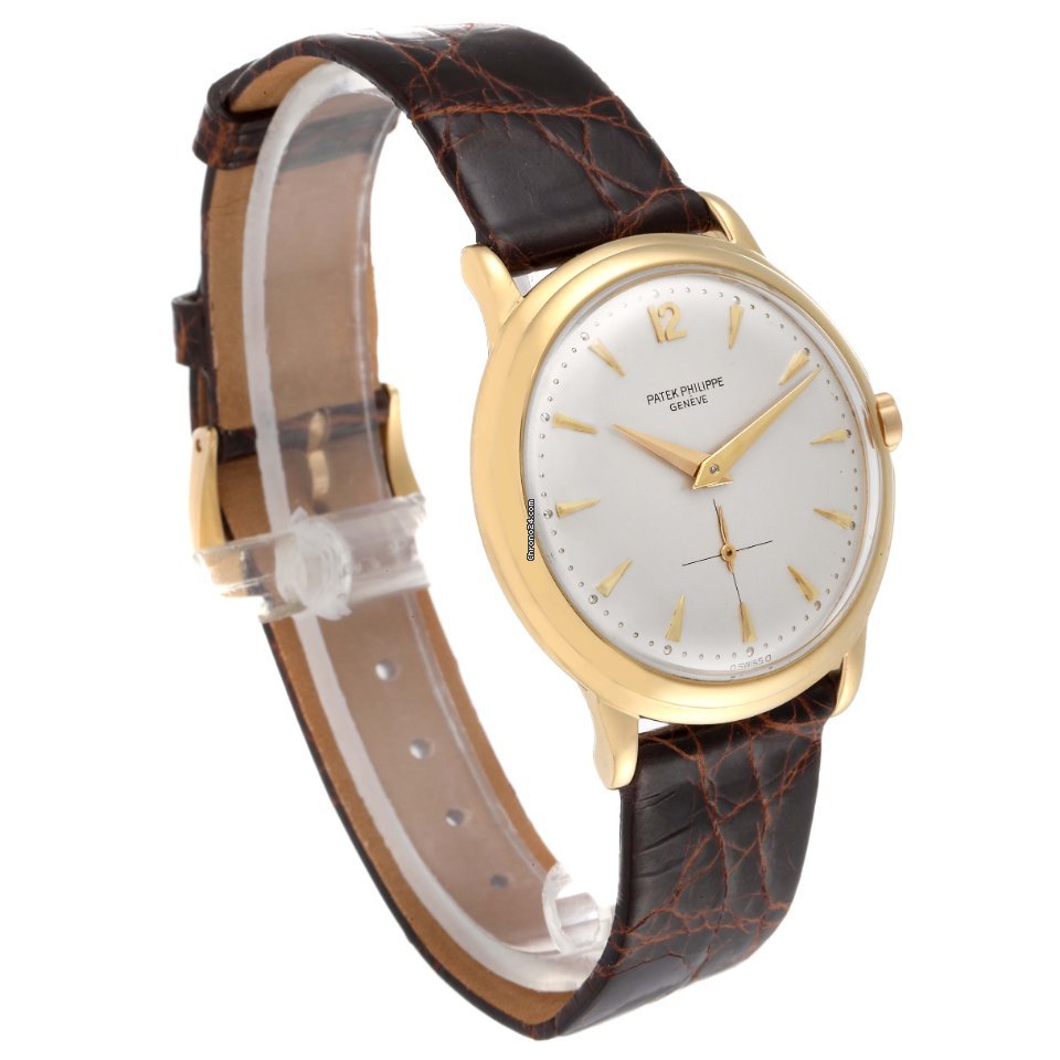 IMG_9081 Patek Philippe Calatrava Mens watch Unisex Automatic Yellow gold 2552 Replica 4