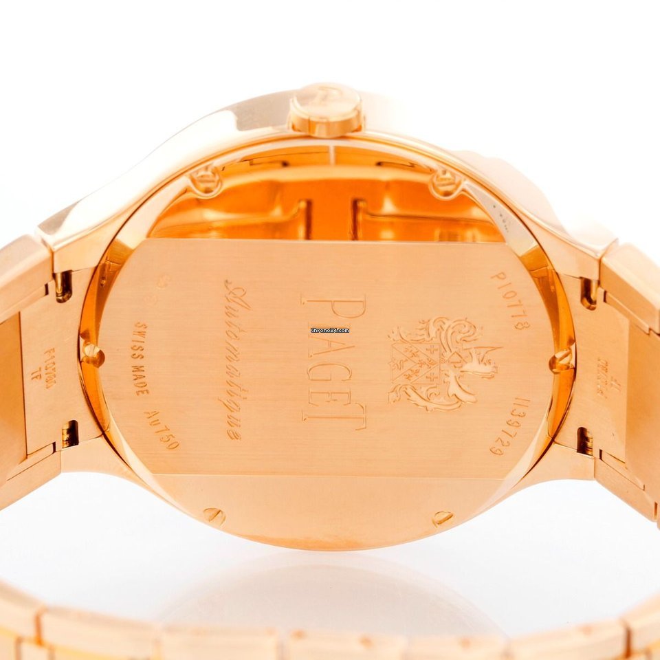 IMG_9081 Piaget Polo Mens watch Unisex Automatic Rose gold G0A36023 Replica 4