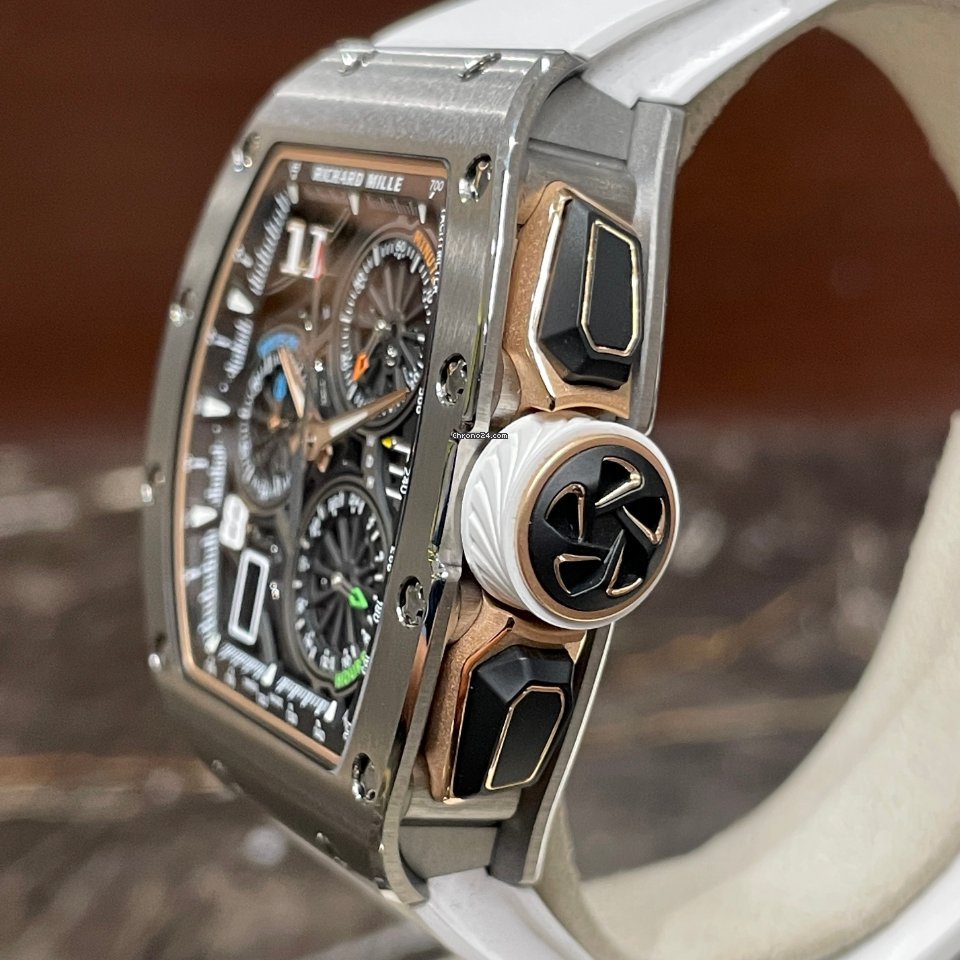 IMG_9081 Richard Mille Mens watch Unisex Automatic Titanium RM72-01 Replica 4