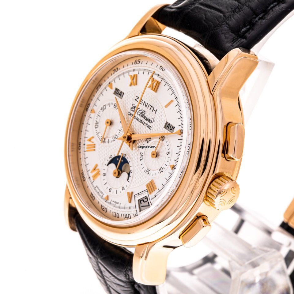 Zenith El Primero Chronomaster Mens watch Unisex Automatic Rose gold 62.0240.410 Replica 4
