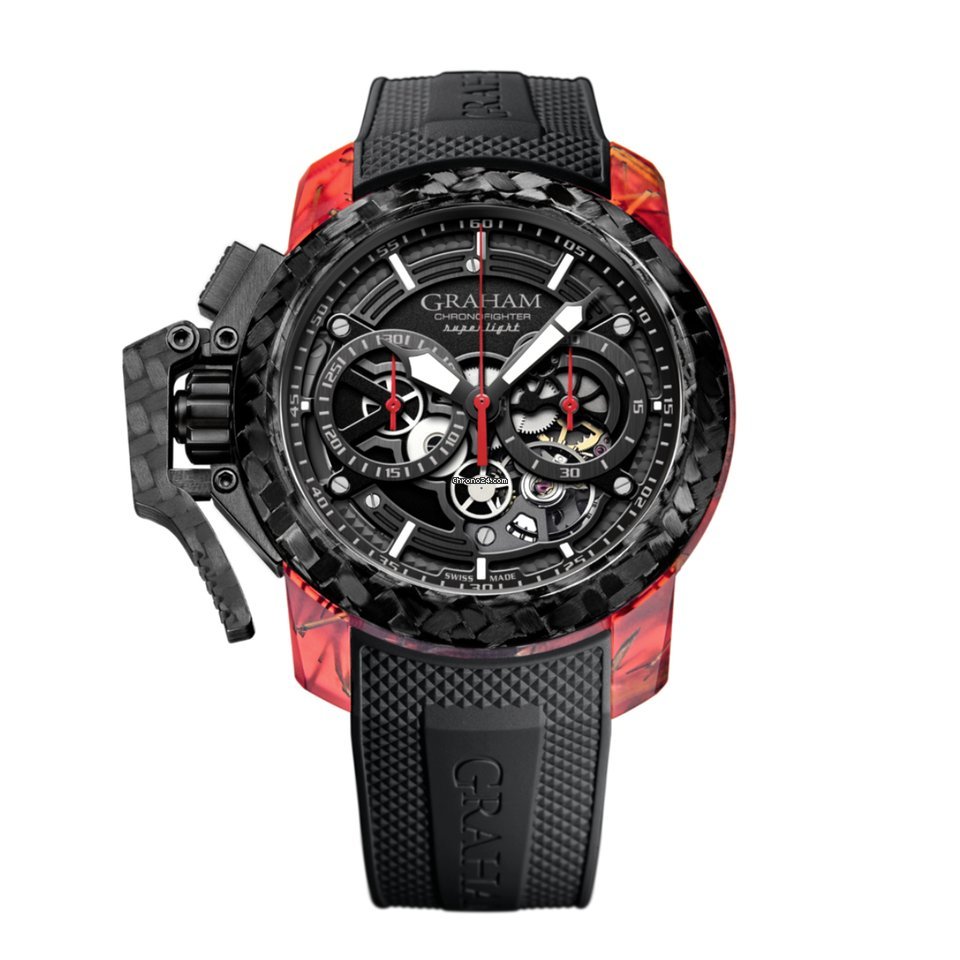 Graham Chronofighter Mens watch Unisex Automatic Carbon 2CCCK.B41A Replica 4