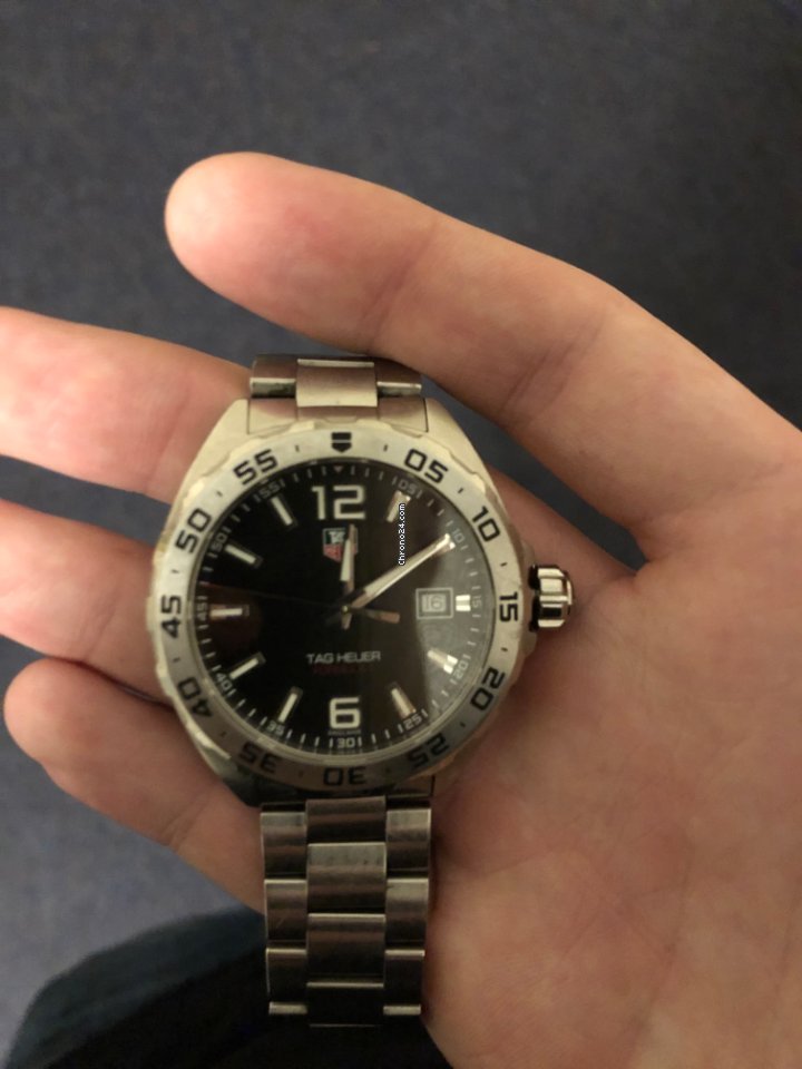 IMG_9081 TAG Heuer Formula 1 Quartz Mens watch Unisex Quartz Steel WAZ1112.BA0875 Replica 4