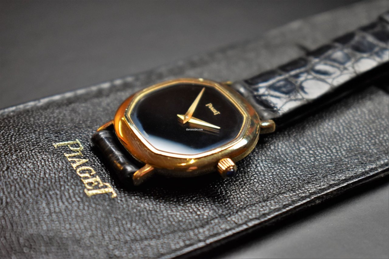 IMG_9081 Piaget Mens watch Unisex Manual winding Yellow gold 9556 Replica 4