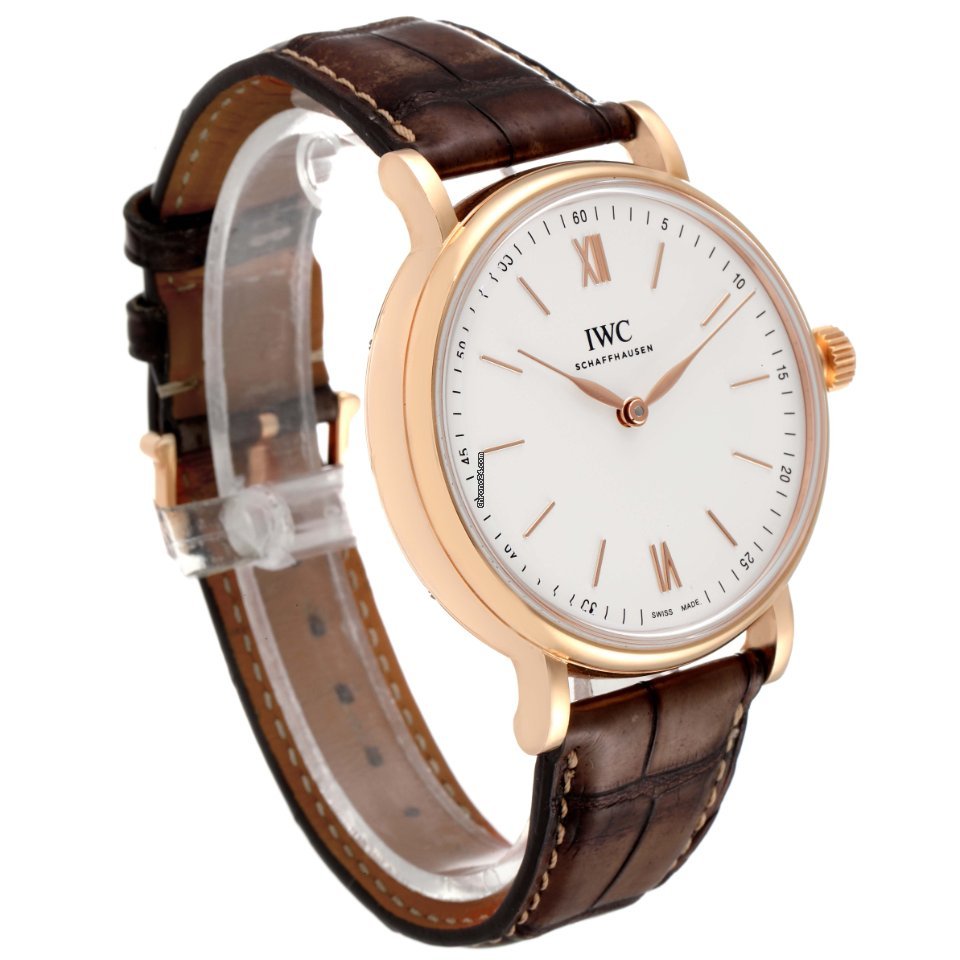 IMG_9081 IWC Portofino Mens watch Unisex Manual winding Rose gold IW511101 Replica 4