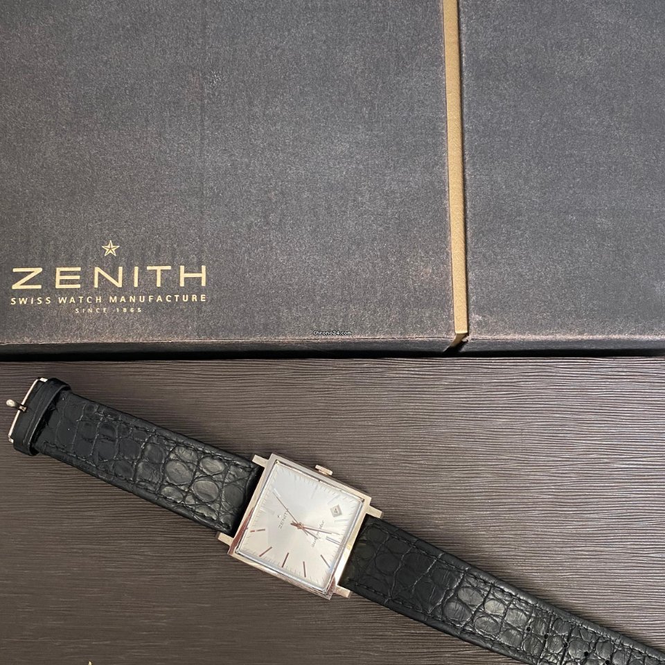 IMG_9081 Zenith New Vintage 1965 Mens watch Unisex Automatic White gold 65.1965.670 Replica 4