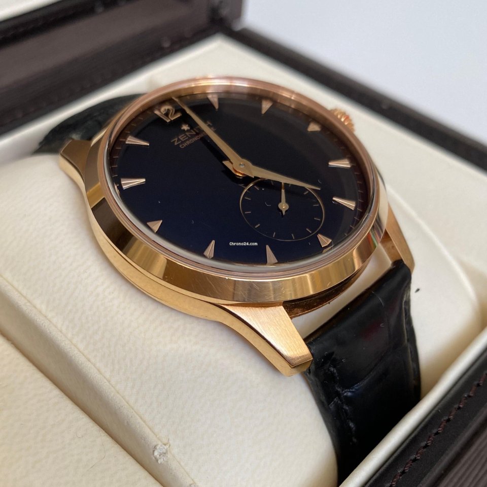 Zenith Mens watch Unisex Automatic Yellow gold 18.1955.689 Replica 4