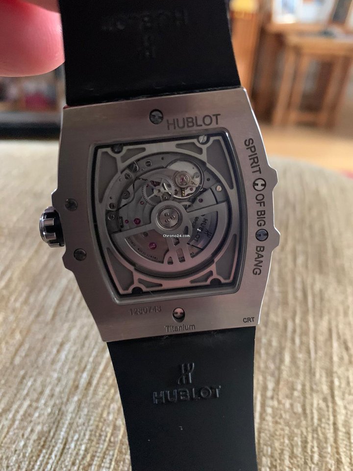 IMG_9081 Hublot Spirit of Big Bang Mens watch Unisex Automatic Titanium 601.NM.0173.LR Replica 4