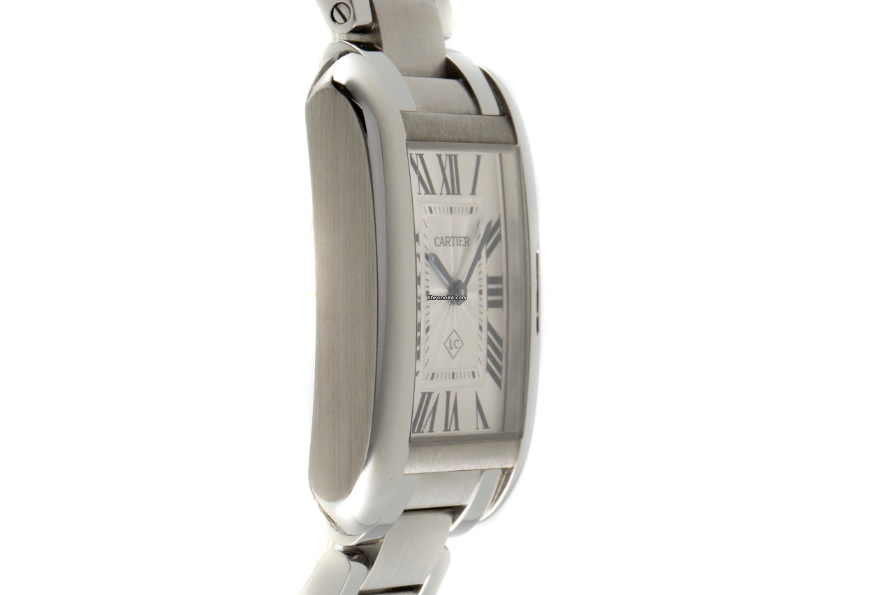 IMG_9081 Cartier Tank Anglaise Womens watch Quartz Steel W5310044 Replica 4