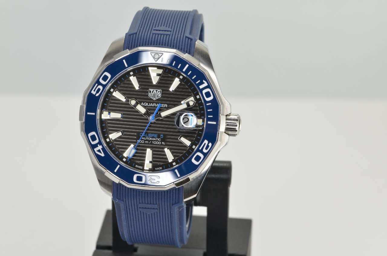 IMG_9081 TAG Heuer Aquaracer 300M Mens watch Unisex Automatic Steel WAY201C.FC6395 Replica 4