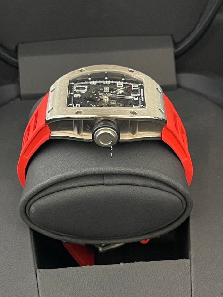 Richard Mille RM 010 Mens watch Unisex Automatic White gold RM010 Replica 4