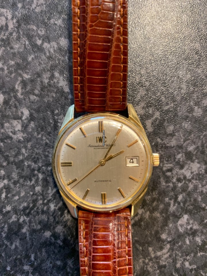 IWC Mens watch Unisex Automatic Yellow gold 1810 Replica 4