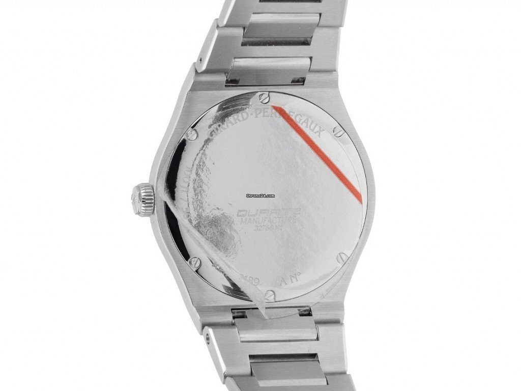 IMG_9081 Girard Perregaux Laureato Mens watch Unisex Quartz Steel 80189-11-131-11A Replica 4