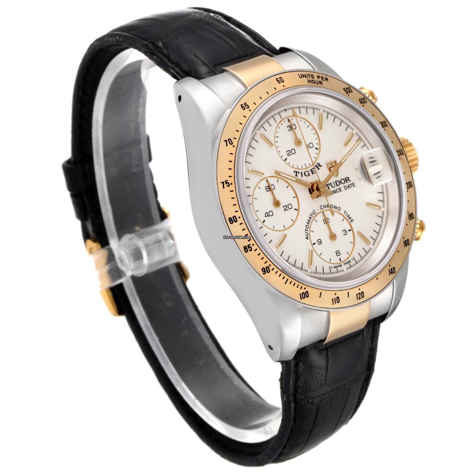IMG_9081 Tudor Tiger Prince Date Mens watch Unisex Automatic Gold Steel 79263 Replica 4