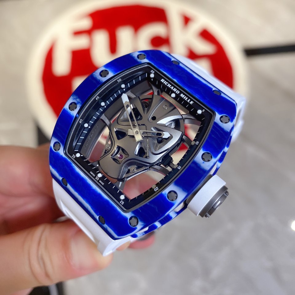 IMG_9081 Richard Mille RM 052 Mens watch Unisex Manual winding Ceramic RM 52-01 Replica 4