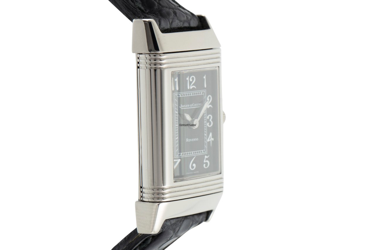 IMG_9081 Jaeger-LeCoultre Reverso Lady Womens watch Manual winding White gold 260.3.86 Replica 4