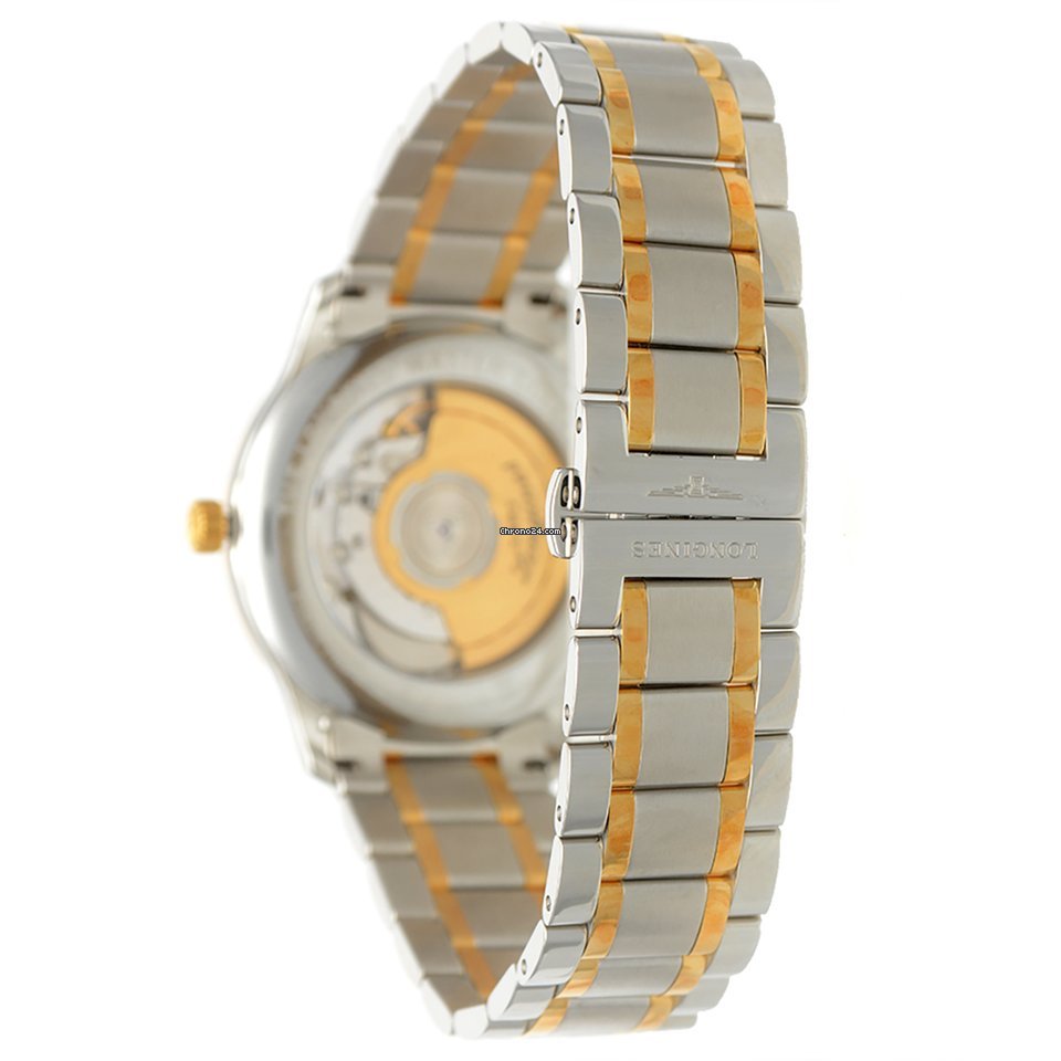 IMG_9081 Longines Master Collection Mens watch Unisex Automatic Gold Steel L2.628.5.12.7 Replica 4