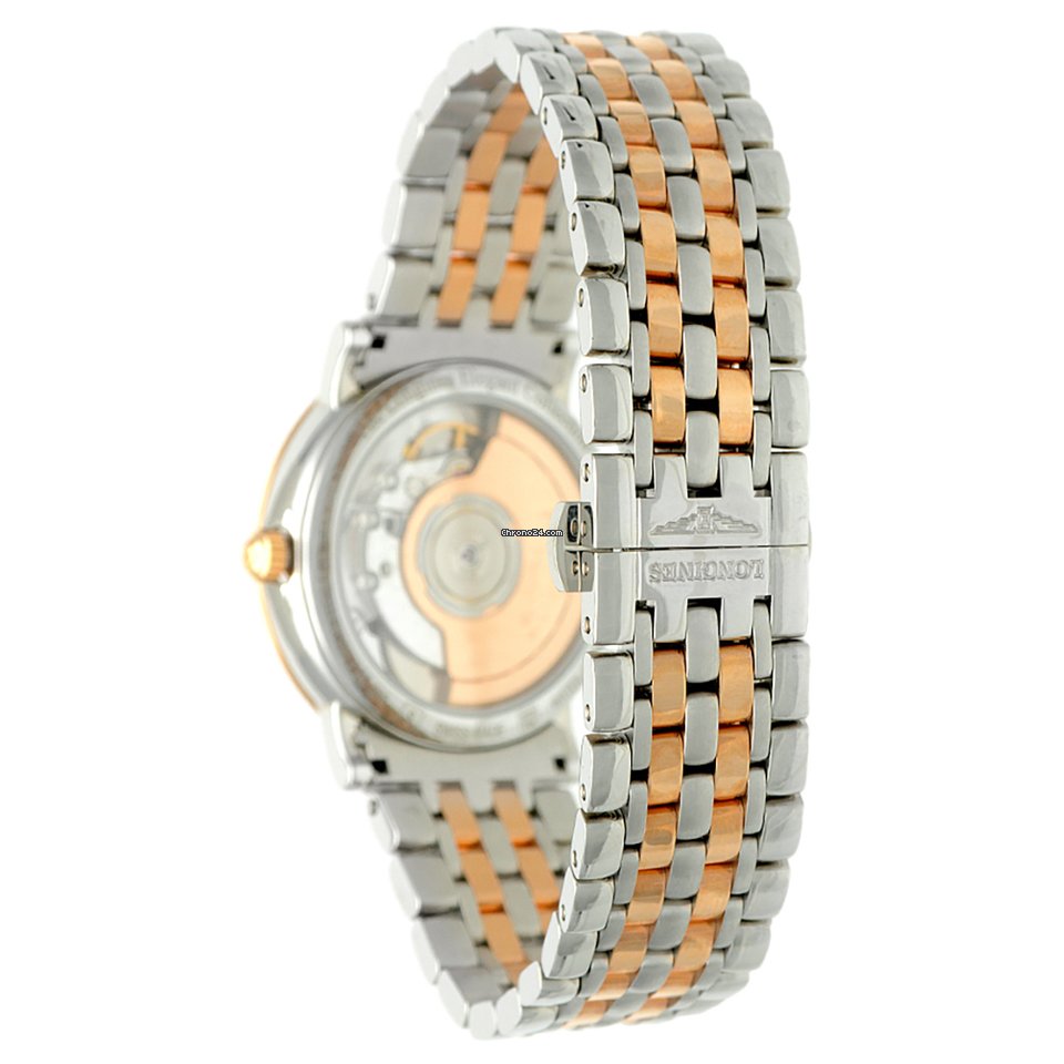 IMG_9081 Longines Elegant Mens watch Unisex Automatic Gold Steel L4.809.5.12.7 Replica 4