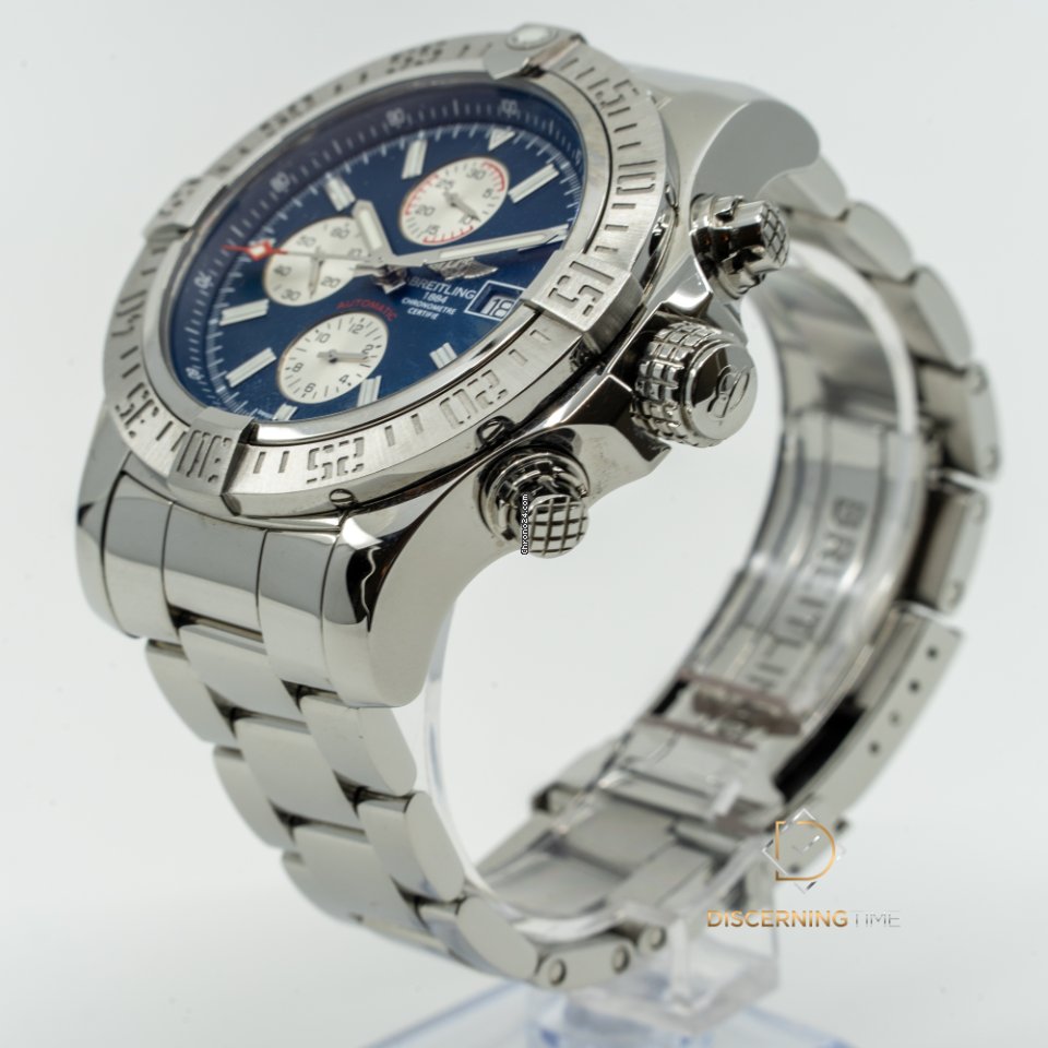IMG_9081 Breitling Super Avenger II Mens watch Unisex Automatic Steel A1337111 BC29 168A Replica 4