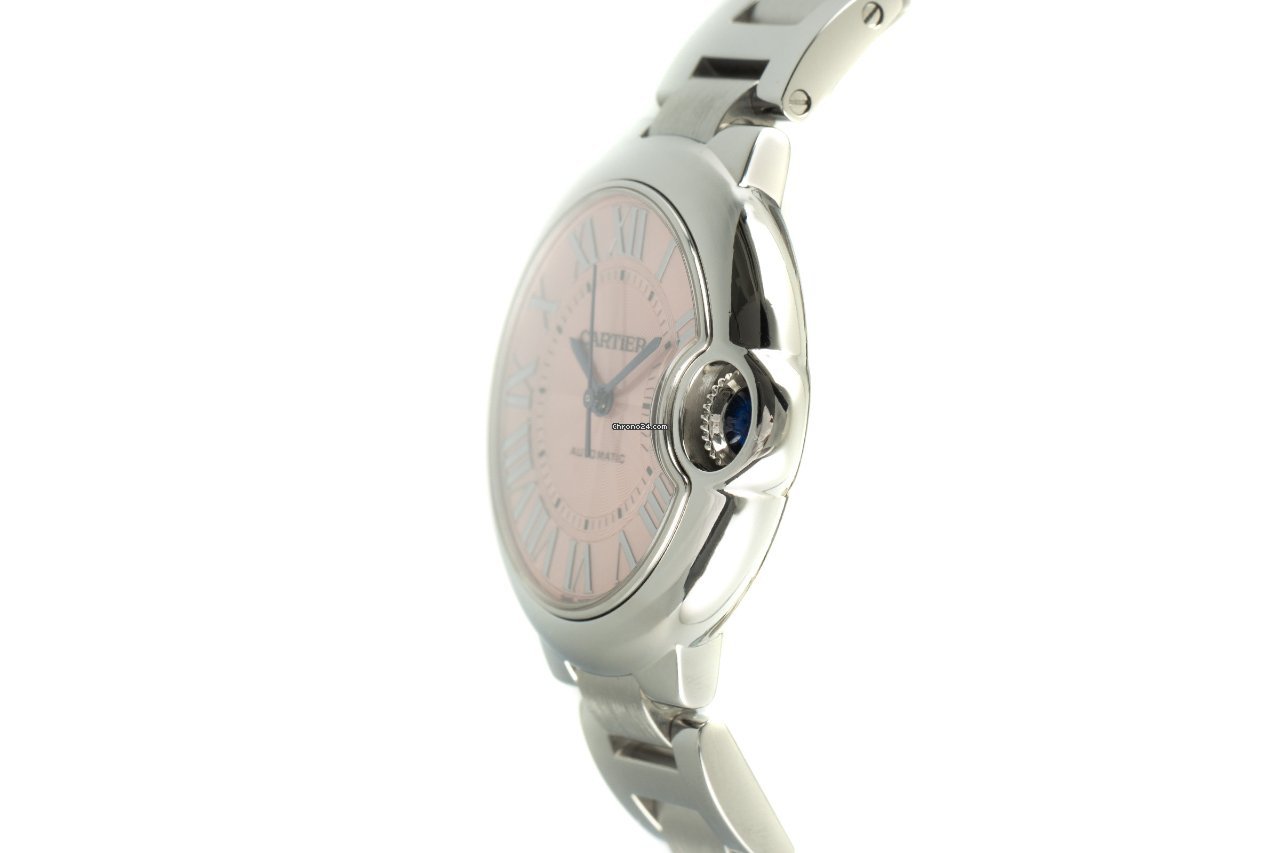 IMG_9081 Cartier Ballon Bleu Womens watch Automatic Steel 3489 Replica 4