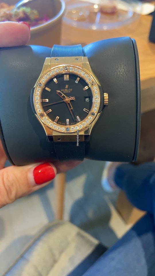 IMG_9081 Hublot Classic Fusion Quartz Womens watch Quartz 581.OX.1180.RX.1104 Replica 4
