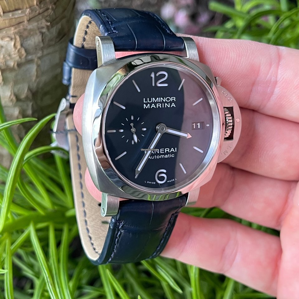 IMG_9081 Panerai Luminor Marina 1950 3 Days Automatic Mens watch Unisex Automatic Steel PAM 01393 Replica 4