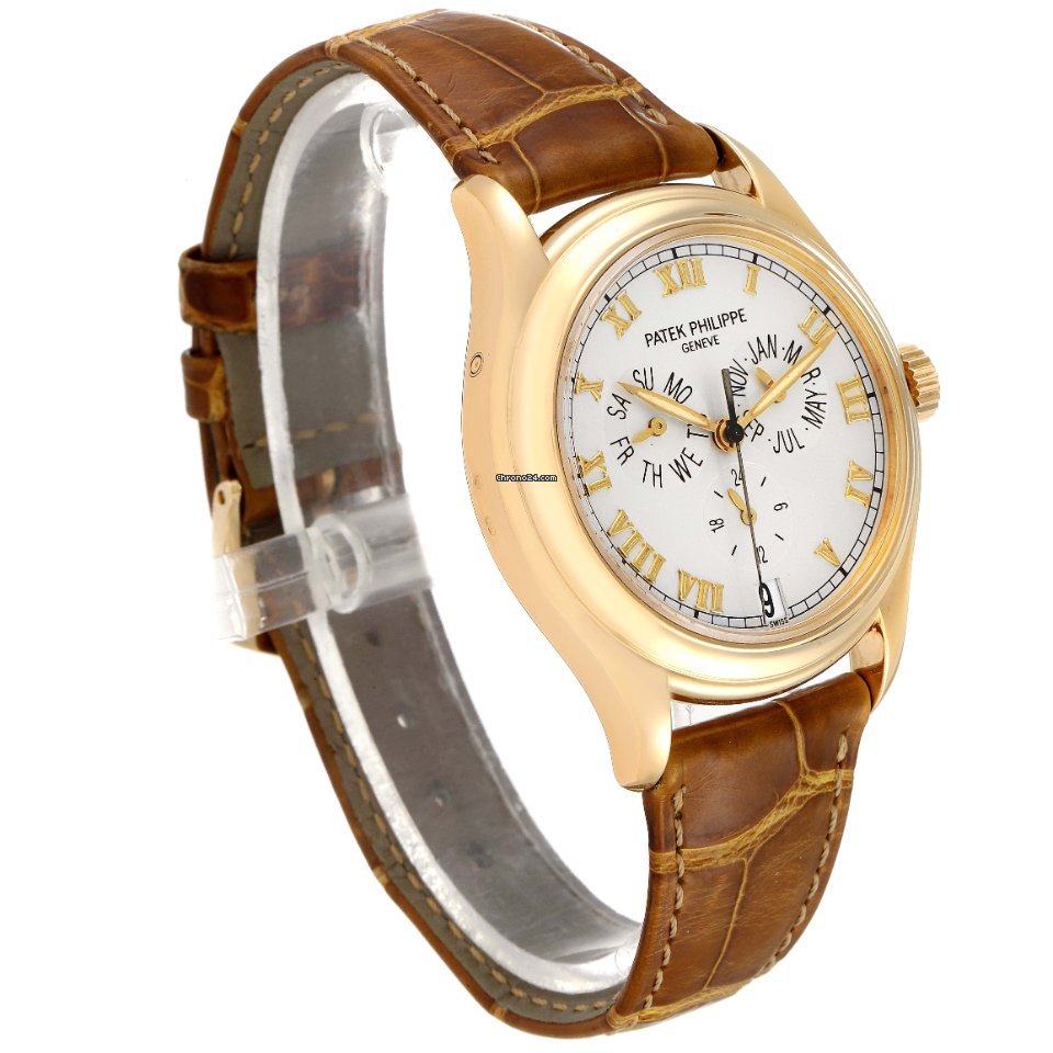 IMG_9081 Patek Philippe Annual Calendar Mens watch Unisex Automatic Yellow gold 5035 Replica 4