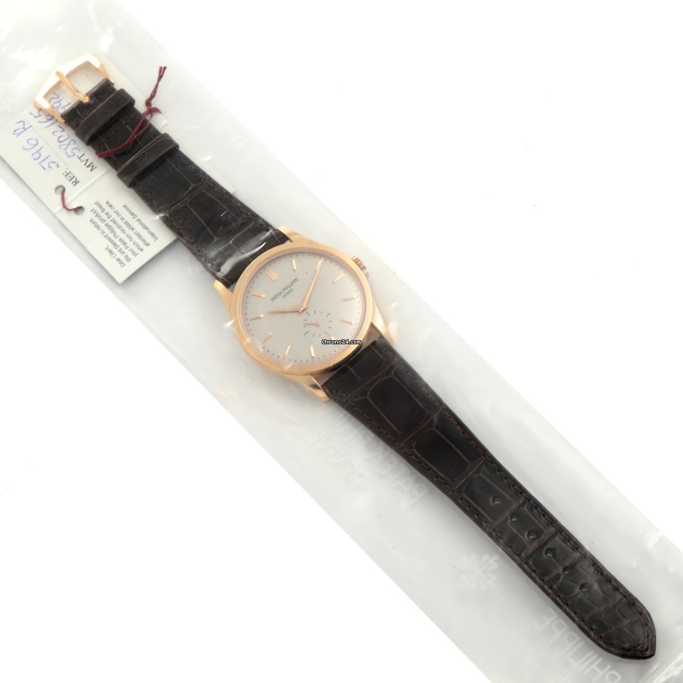 IMG_9081 Patek Philippe Calatrava Mens watch Unisex Manual winding Rose gold 5196R Replica 4