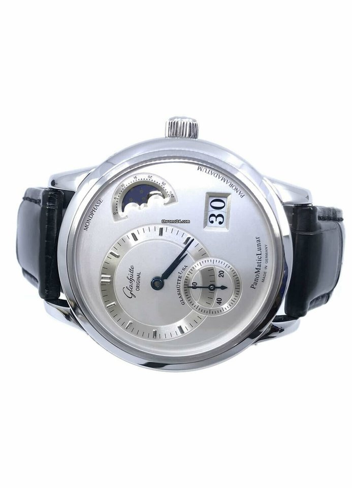 IMG_9081 Glashutte Original PanoMaticLunar Mens watch Unisex Automatic Steel 90.02.02.02.04 Replica 4