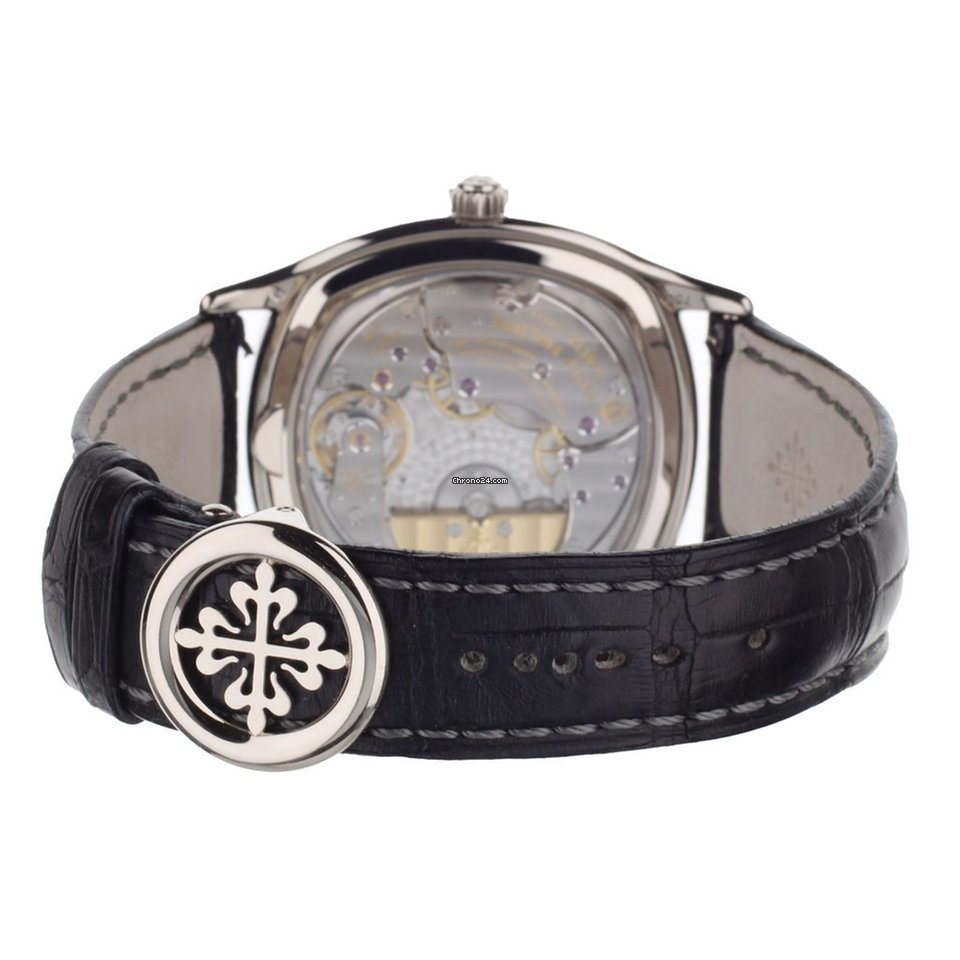 IMG_9081 Patek Philippe Perpetual Calendar Mens watch Unisex Automatic White gold 5940G-010 Replica 4