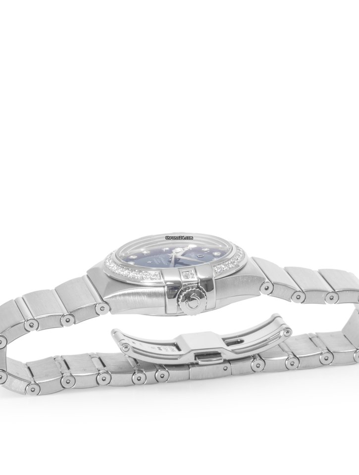 IMG_9081 Omega Constellation Ladies Womens watch Automatic White gold 123.55.31.20.51.001 Replica 4