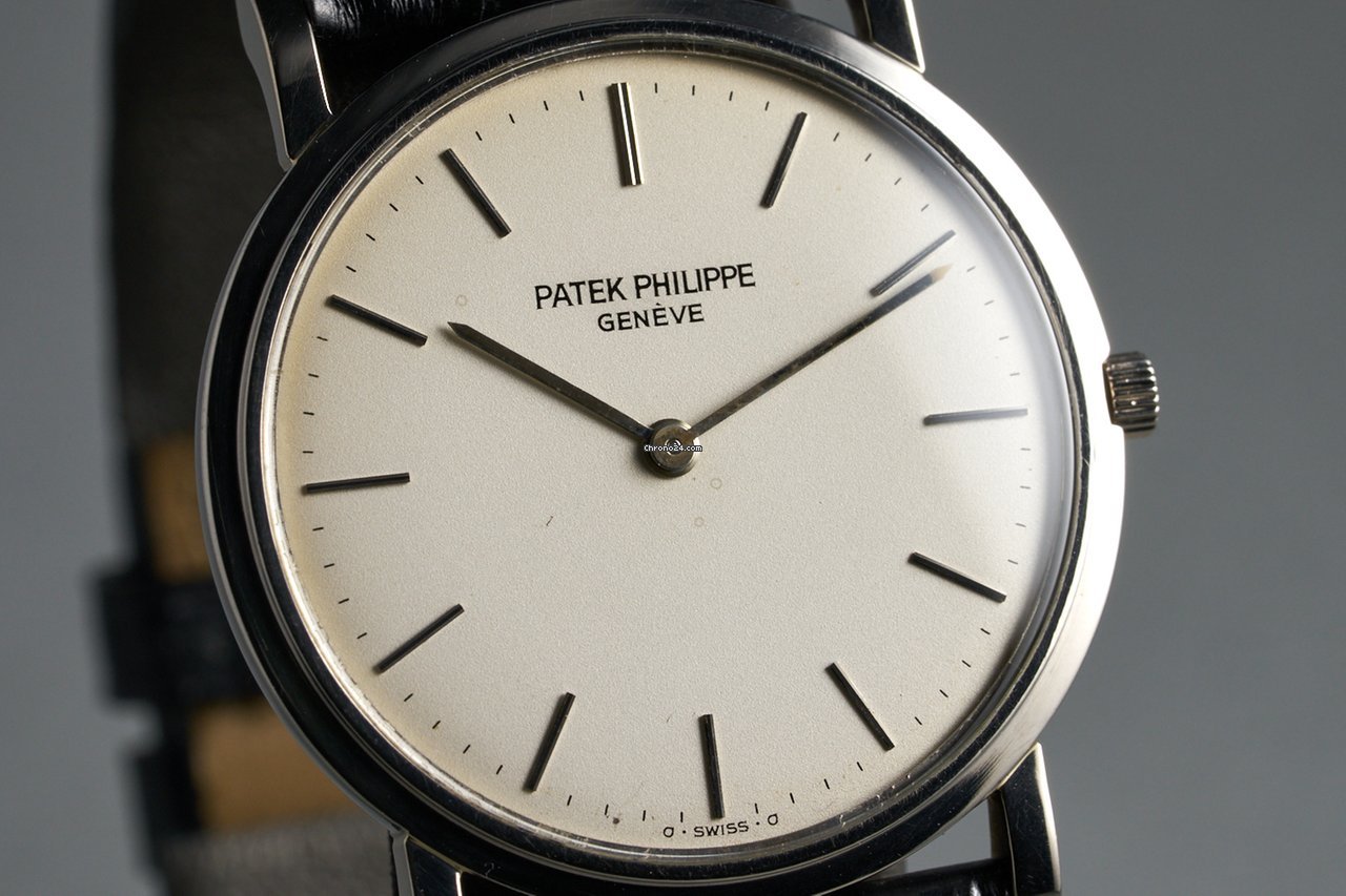 IMG_9081 Patek Philippe Calatrava Mens watch Unisex Manual winding White gold 3520G Replica 4