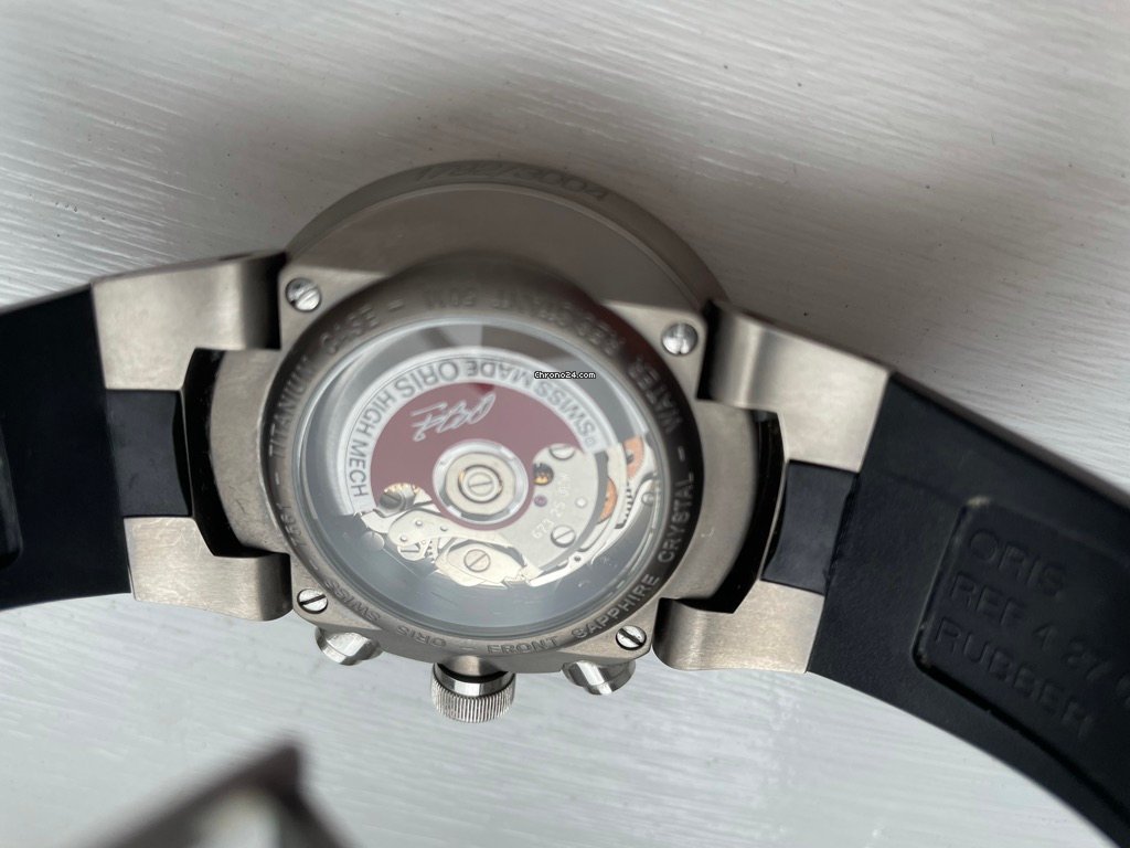 IMG_9081 Oris Williams F1 Mens watch Unisex Automatic Titanium 673 7561 70 64 Replica 4