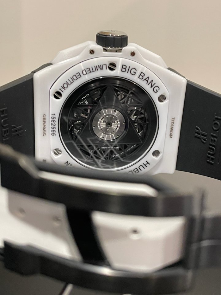 IMG_9081 Hublot Big Bang Sang Bleu Mens watch Unisex Automatic Ceramic 418.HX.2001.RX.MXM21 Replica 4