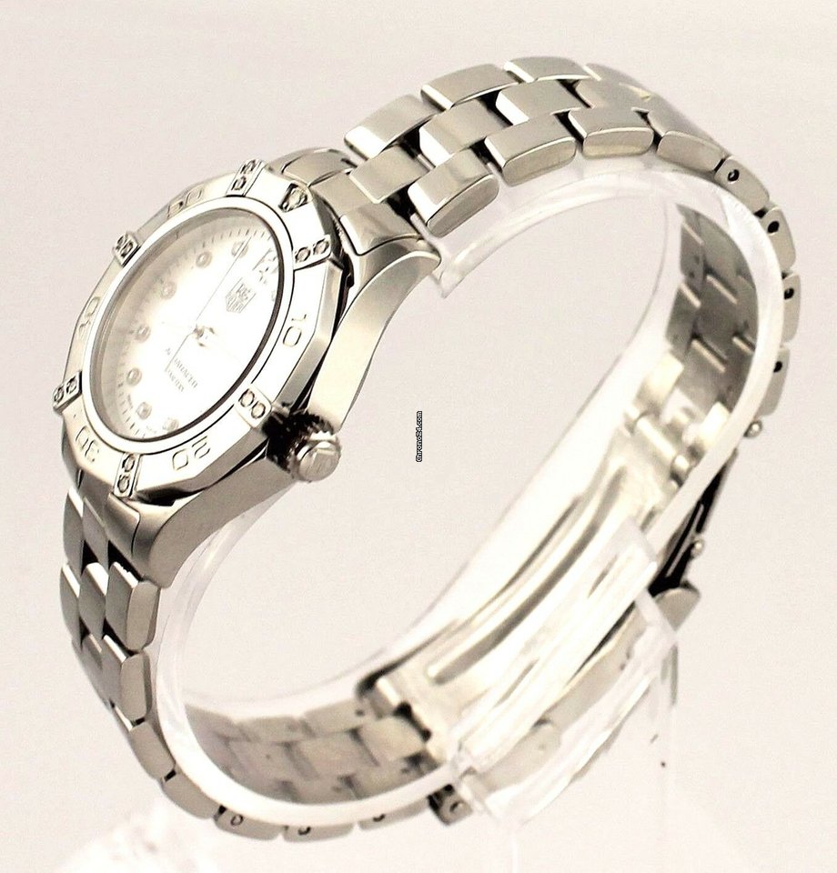 TAG Heuer Aquaracer Lady Quartz Steel WAF141G.BA0813 Replica 4