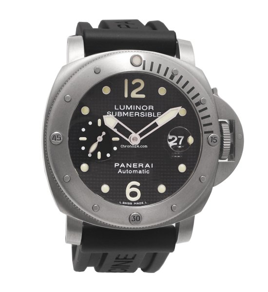 IMG_9081 Panerai Luminor Submersible Mens watch Unisex Automatic Titanium PAM00025 Replica 4
