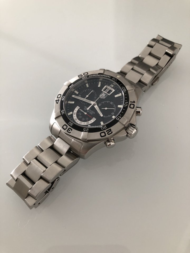 IMG_9081 TAG Heuer Aquaracer 300M Mens watch Unisex Quartz Steel CAF101A Replica 4