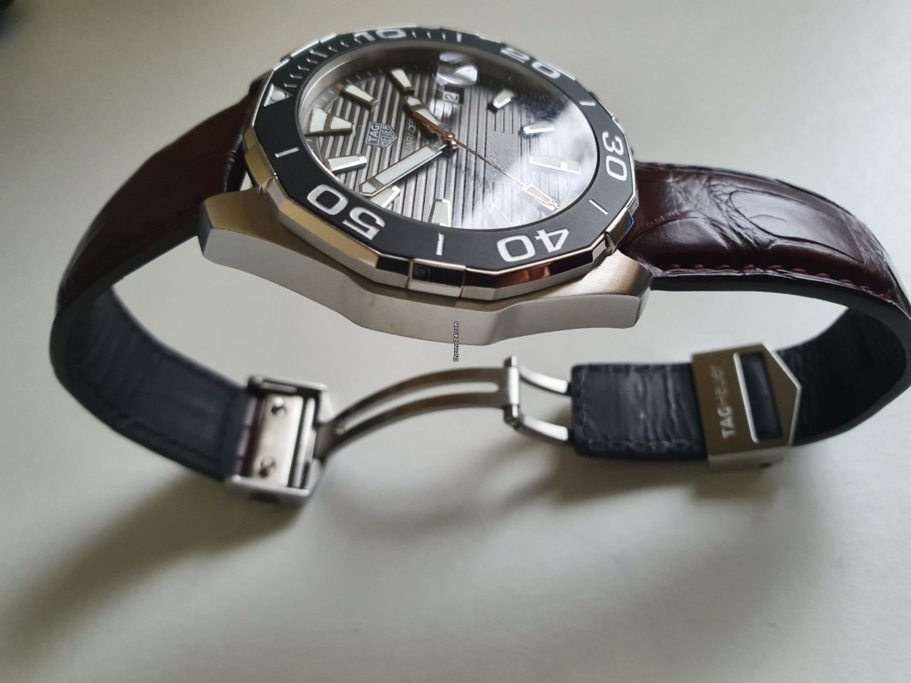 TAG Heuer Aquaracer 300M Mens watch Unisex Automatic Steel WAY201M.FC6474 Replica 4