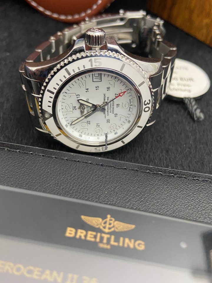 Breitling Superocean II 36 Womens watch Automatic Steel A17312D2 A775-179A Replica 4