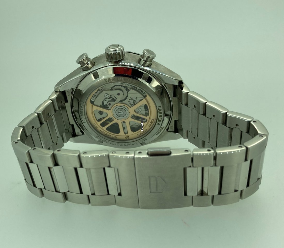 IMG_9081 TAG Heuer Carrera Mens watch Unisex Automatic Steel CBN2011.BA0642 Replica 4