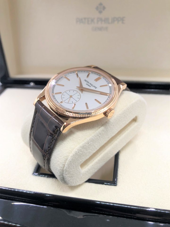 IMG_9081 Patek Philippe Calatrava Mens watch Unisex Manual winding Rose gold 6119R-001 Replica 4