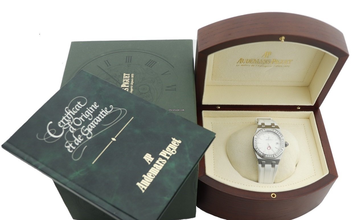 Audemars Piguet Royal Oak Womens watch Quartz Steel 67611ST.ZZ.D012CR.01 Replica 4