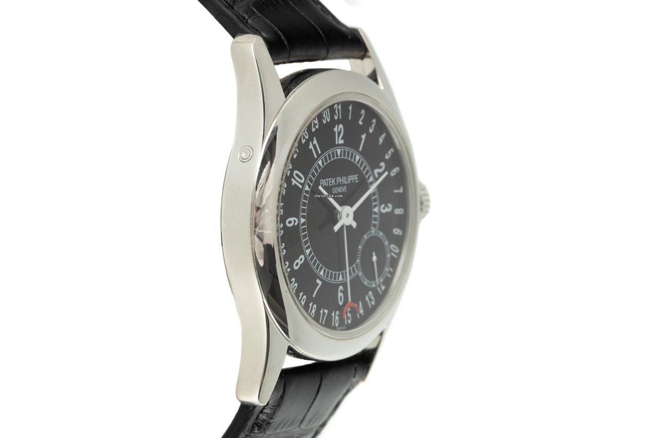 Patek Philippe Calatrava Mens watch Unisex Automatic White gold 6000 Replica 4