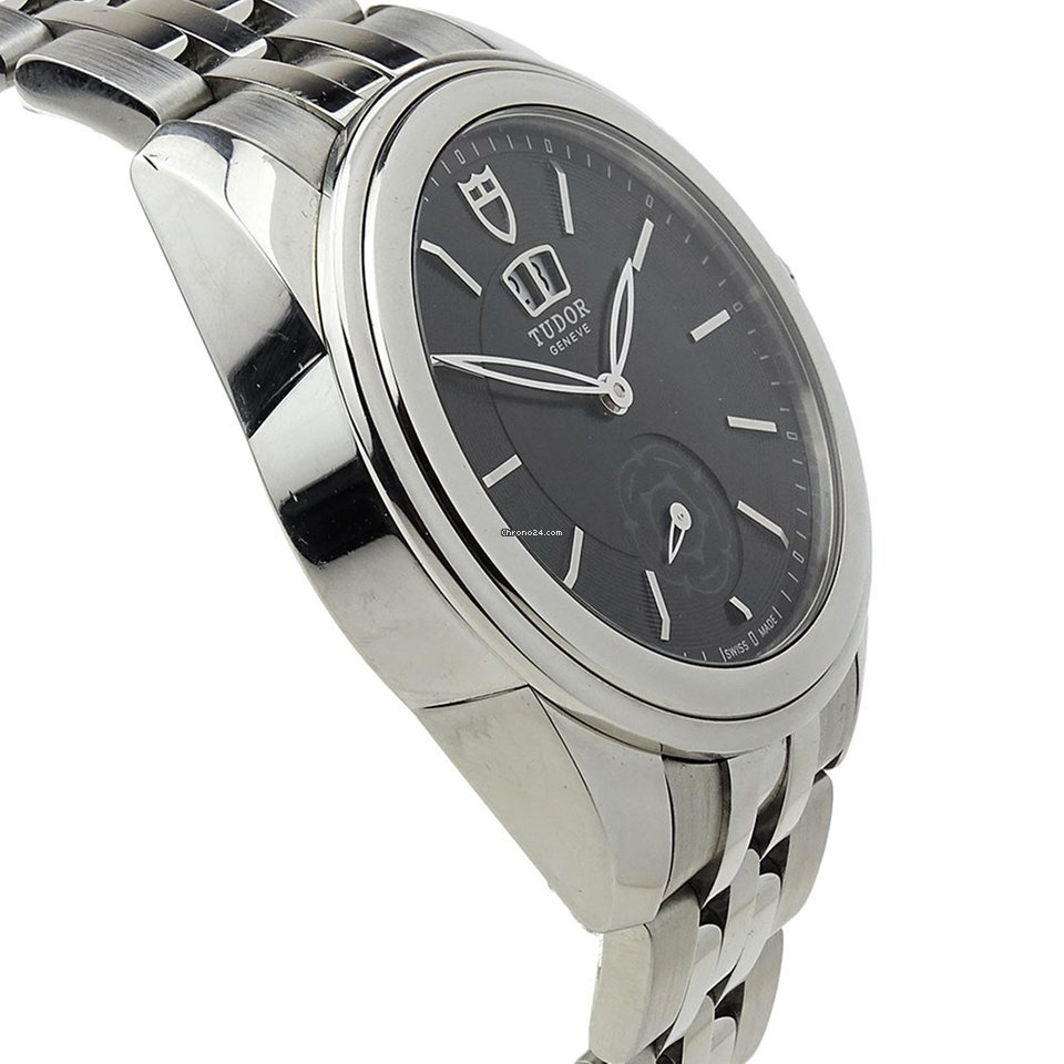 Tudor Glamour Double Date Mens watch Unisex Automatic Steel 57000 Replica 4